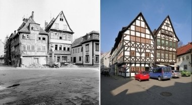 Bil: Naumburgischer Keller - damals & heute